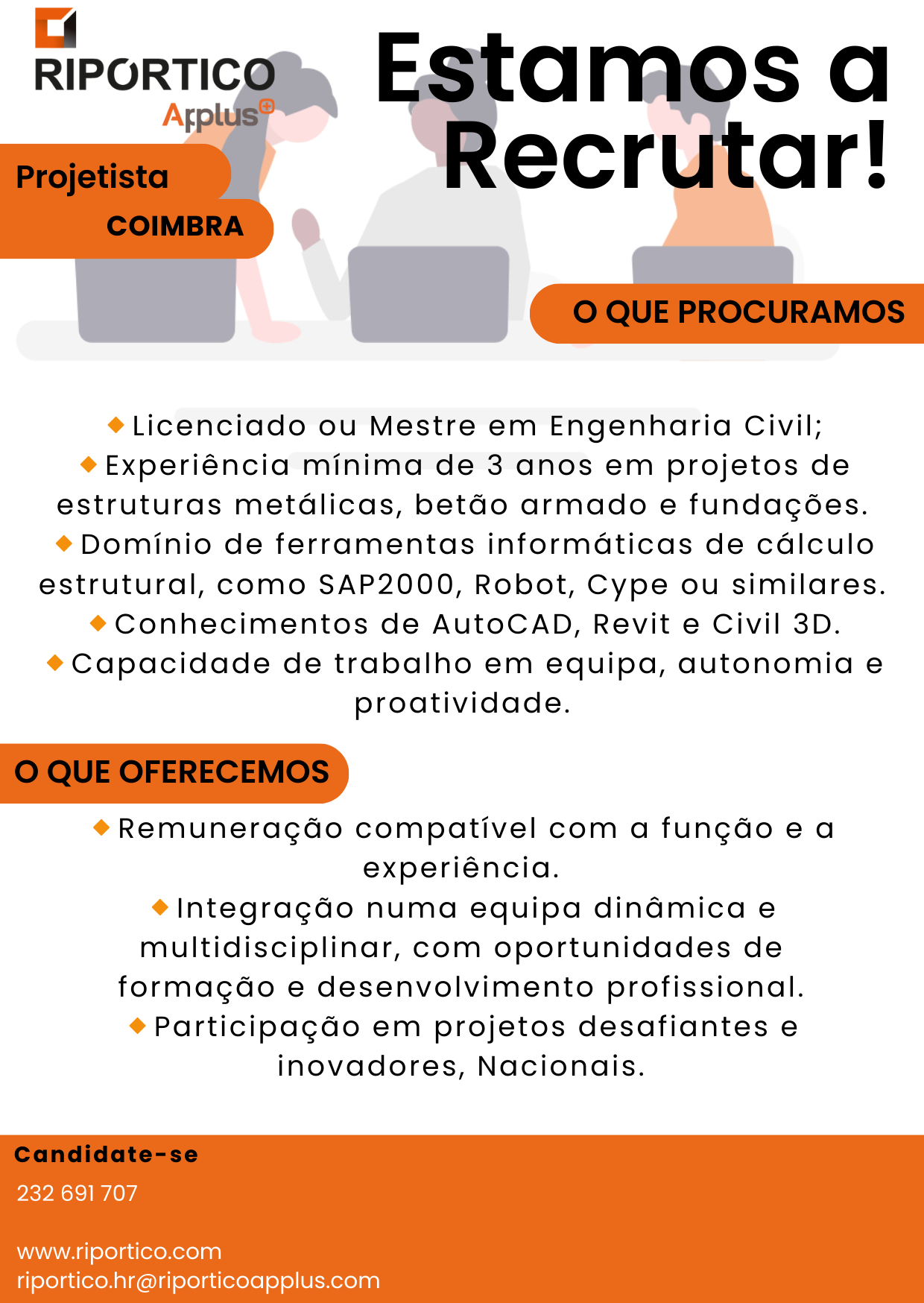 Engenheiro Projetista Delegação de Coimbra