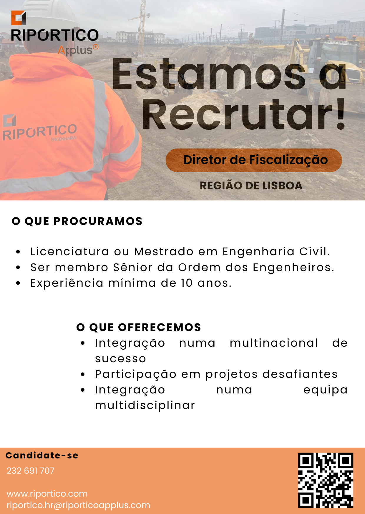 Engenheiro de Ambiente e CSO – Região de Lisboa 