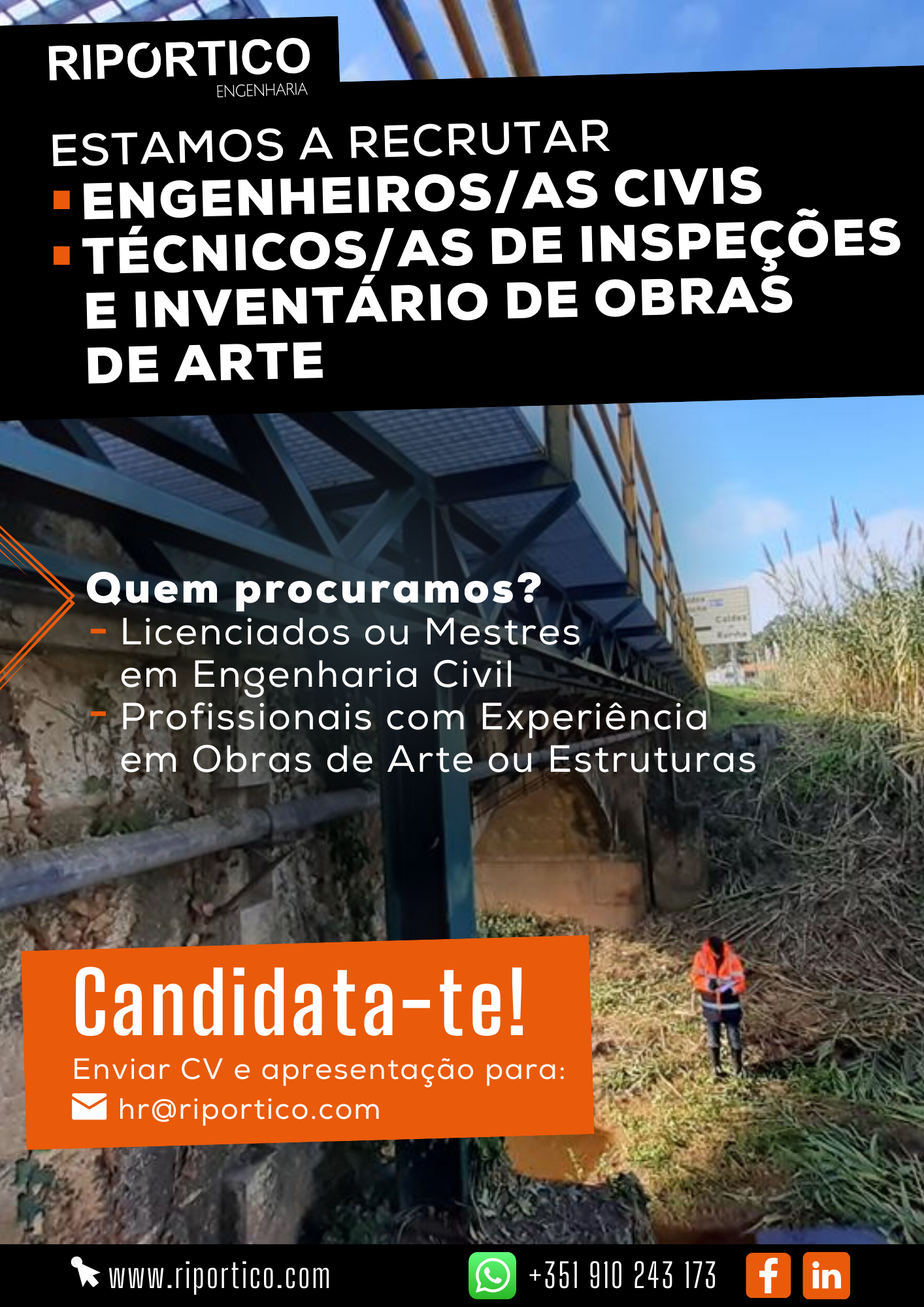 Técnicos de Inspeções e Inventário de Obras de Arte