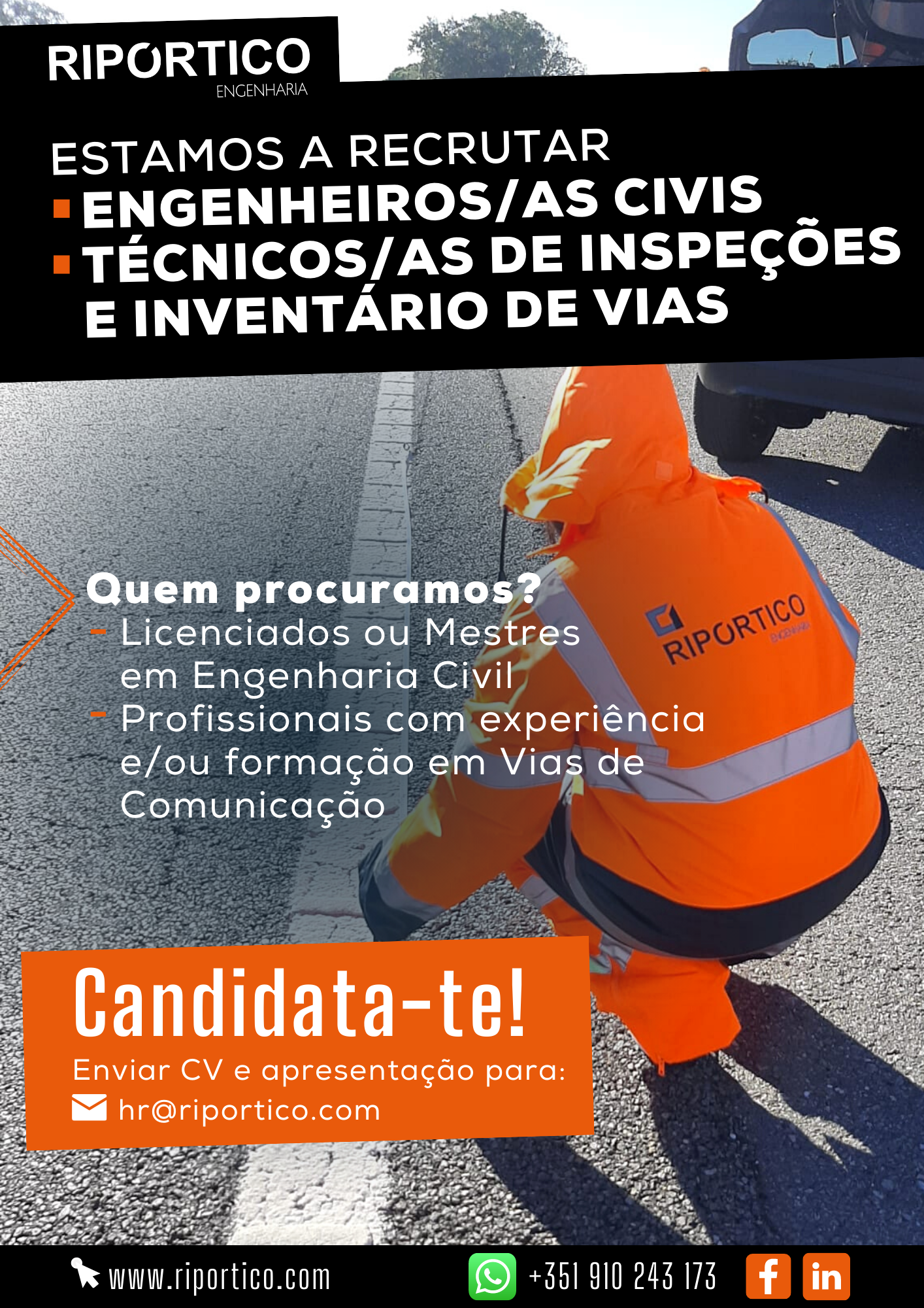 Técnico de Inspeção e Inventário de Vias
